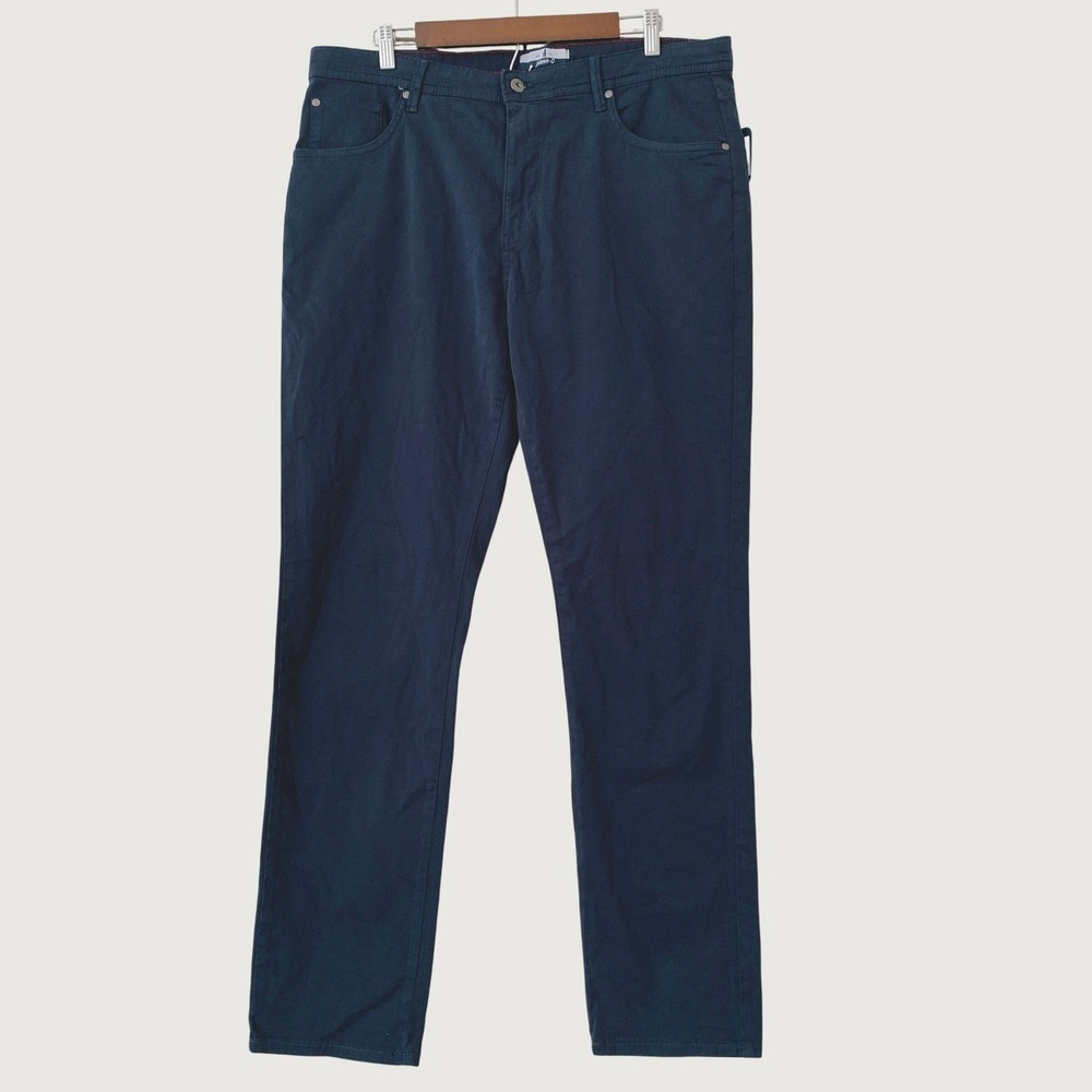 NEW Johnnie-O Carmel Pants Men's 36x32 Dark Navy 5-Pocket Stretch Casual Chino